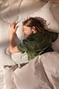 Szürke-bézs kétszemélyes hosszabbított négyrészes renforcé pamut ágyneműhuzat lepedővel 200x220 cm – Mila Home