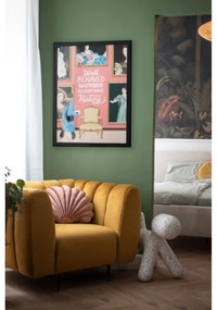 Bézs kárpitozott franciaágy 180x200 cm Mattis Cord – Meise Möbel