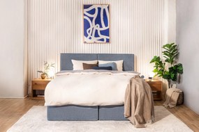Kék boxspring ágy 160x200 cm Olia Bold – Bonami Selection