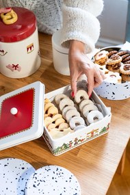 Süteménytartó fém doboz szett 3 db-os Speckled – Premier Housewares