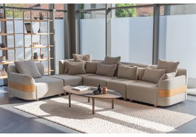 Világosszürke gyapjú-len lábtartó Hugg - Gazzda