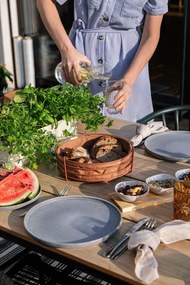 Malia 18 db-os szürke agyagkerámia étkészlet - Bonami selection