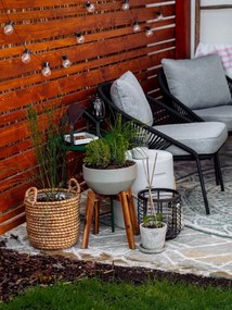 North fekete kerti fotel - Bonami Selection