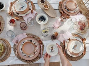 Natúr juta tányéralátét, ø 35 cm - Södahl