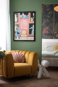 Bézs kárpitozott franciaágy ágyrács nélkül 180x200 cm Mattis Cord – Meise Möbel