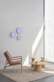 Look falitükör tömör tölgyfa kerettel, ⌀ 32 cm - Gazzda