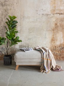 Bézs kordbársony lábtartó Tori – Bonami Selection