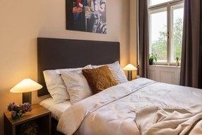 Ruby világosszürke pléd, 140 x 180 cm - Euromant