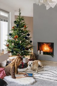 Inu fekete fém tárolókosár, ø 40,6 cm - Zone