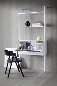 Mette fekete tölgyfa étkezőszék bőr ülőfelülettel - Findahl by Hammel