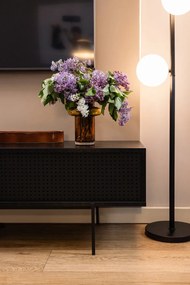 Tube narancssárga üveg váza, magasság 20 cm - Lyngby Glas