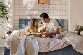 Lila-bézs fém asztali lámpa Chipper - Hübsch