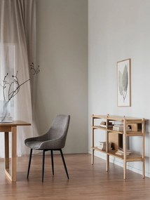 Colonsay natúr színű étkezőasztal tölgyfa dekorral, 215 x 96 cm - Rowico