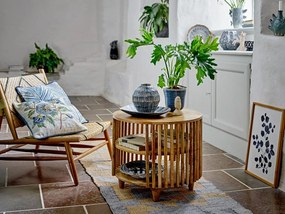 Natúr színű mangófa kerek dohányzóasztal ø 60 cm Sali – Bloomingville