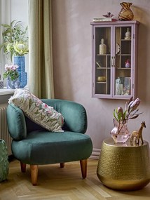 Aranyszínű fém kerek dohányzóasztal ø 50 cm Avola – Bloomingville