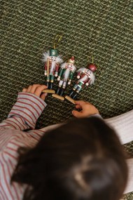 Fa karácsonyfadísz készlet 6 db-os 13 cm Nikita – Bloomingville