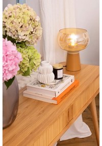 Glam szürke üveg váza, magasság 30 cm - Hübsch