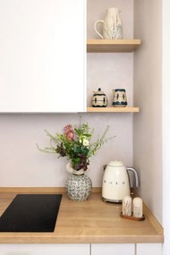 50's Retro Style krémfehér vízforraló - SMEG