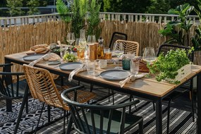 Malia 18 db-os szürke agyagkerámia étkészlet - Bonami selection