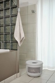 Világosszürke műanyag szennyeskosár 35 l Ume – Zone