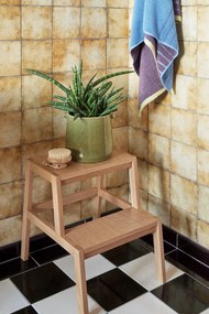 Herb 2 db-os zöld kerámia kaspó szett - Hübsch