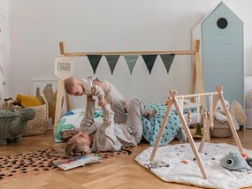 Mila TP házikó gyerekágy borovi fenyőfából, 90 x 200 cm - Adeko