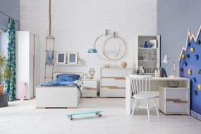 Snap fehér fiókos gyerek komód - Pinio