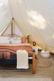 Waffle bézs pamut díszpárna, 45 x 45 cm - Tiseco Home Studio