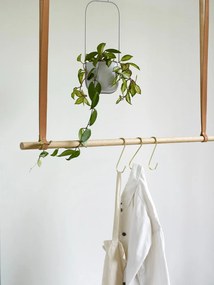 Juro 2 db világosszürke függő vas virágtartó - Hübsch