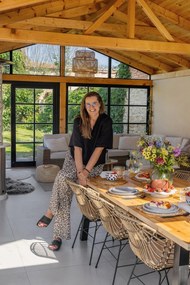 Sole zöld üveg váza, magasság 20 cm - Hübsch