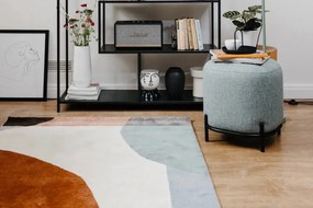 Singles fekete fémtálca, ø 20 cm - Zone