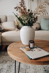 Hammershoi fehér agyagkerámia váza, magasság 25 cm - Kähler Design