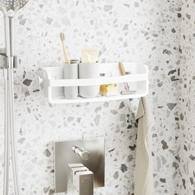 Fehér műanyag fogkefetartó pohár Touch – Umbra