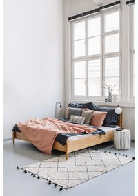 Filippo fehér teakfa tárolóasztal, ⌀ 35 cm - Kave Home