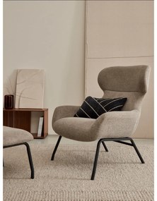 Barna puff Belina – Kave Home