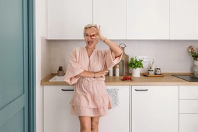 Basics Cream 2 db-os krémszínű agyagkerámia só- és borsőrlő szett - Bitz