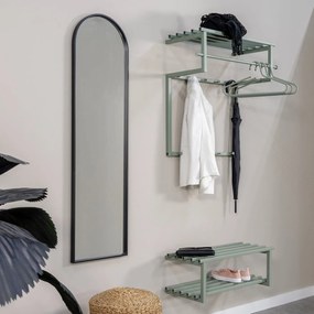 Zöld-szürke fém cipőtartó Marco – Spinder Design