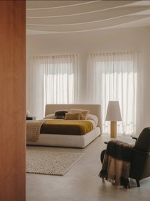 Fehér asztali lámpa üveg búrával (magasság 22 cm) Malachi – Kave Home