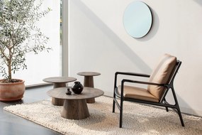 Tölgyfa kerek tárolóasztal ø 55 cm Mushroom – Gazzda