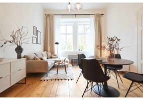 Eco 2 db fekete szék fekete fémlábakkal - Bonami Essentials