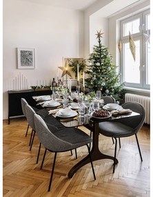 Aranyszínű fénydekoráció karácsonyi mintával ø 48 cm Rustic – Markslöjd