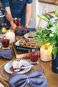 Tint kék porcelán tányér, ø 20 cm - Maxwell &amp; Williams