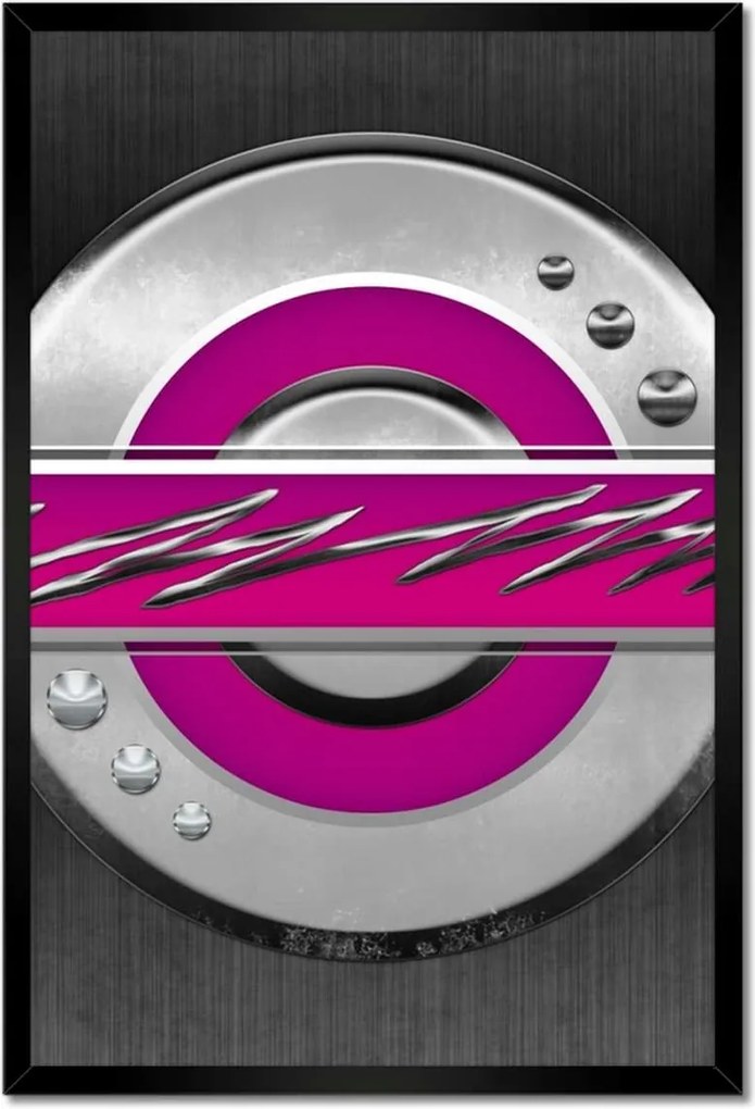 Poszterek keretben 40x60 Lila mintás Absztrakt