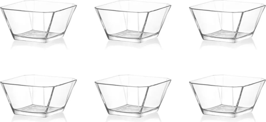 6 részes üveg tálka szett 300 ml