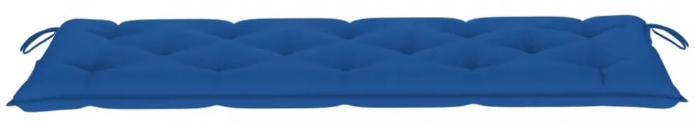 kék oxford szövet kerti padpárna 150 x 50 x 7 cm