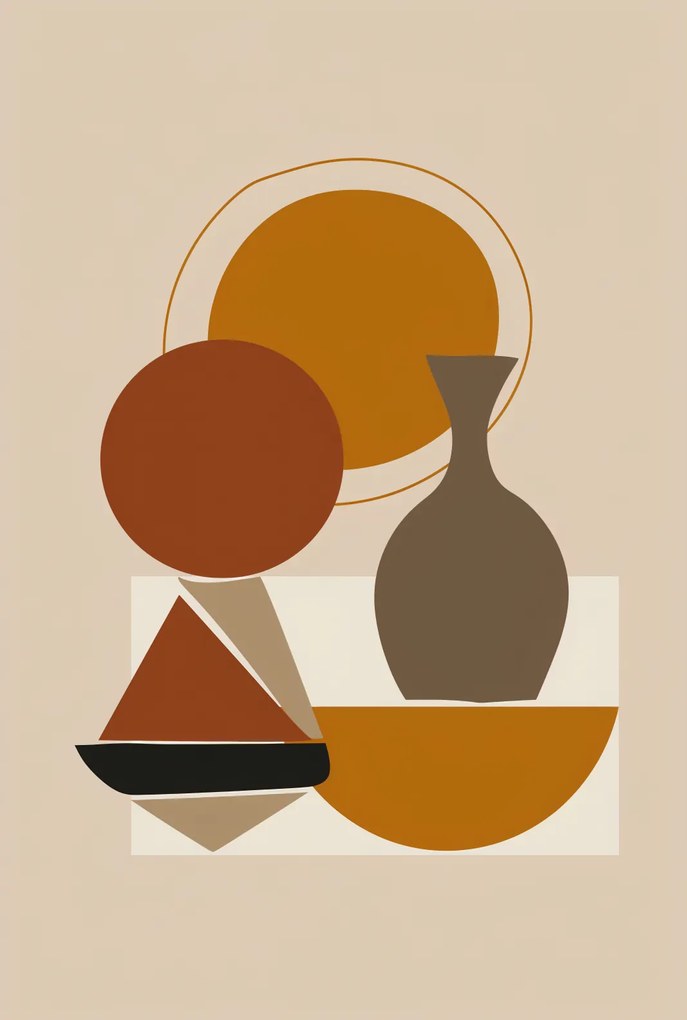 Poszter 68x101cm Geometrikus Veszteség