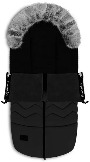 Lionelo - Gyerek bundazsák FRODE Black Carbon