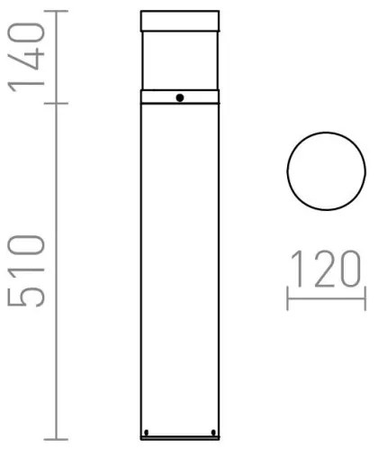 RED - Design Rendl - R12626 - LED Kültéri lámpa ABAX LED/15W/230V IP54 antracit