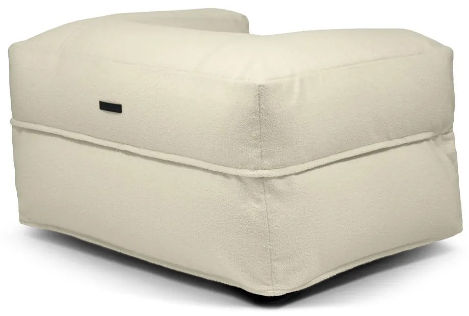 Világosszürke buklé babzsákfotel MooG – SLOWDOWN