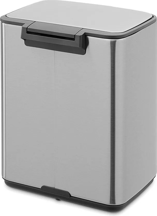 Matt ezüstszínű acél pedálos szemetes 7 l Bo – Brabantia